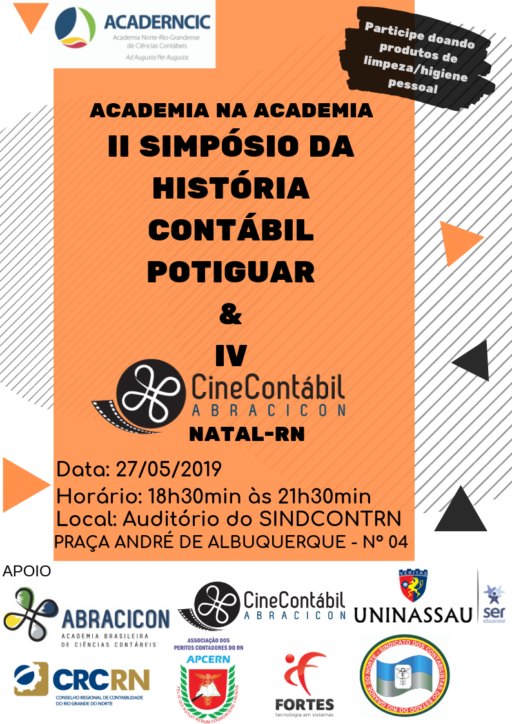 II SIMPÓSIO DA HISTÓRIA CONTÁBIL POTIGUAR  &  IV CINE CONTÁBIL ABRACICON